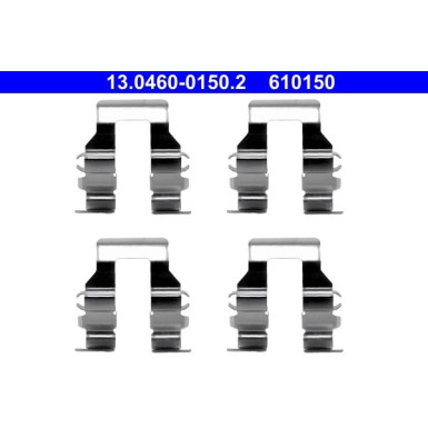 ATE Zubehör, Bremsbeläge 13.0460-0150.2 ATE Zubehör, Bremsbeläge 13.0460-0150.2