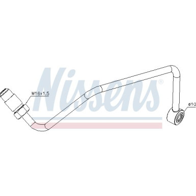 Nissens Ölleitung OPEL Movano 98 935087