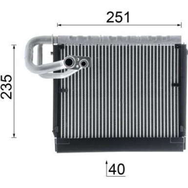 Verdampfer, Klimaanlage AE 106 000P