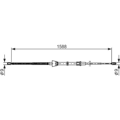 Handbremsseil 1987482266 Handbremsseil 1987482266
