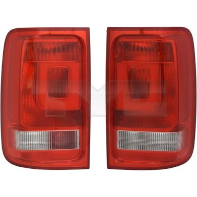 Heckleuchte L O K-PLATTE ROT/WEISS TYP ARTEB VW AMAROK 9,10 7305,658,1