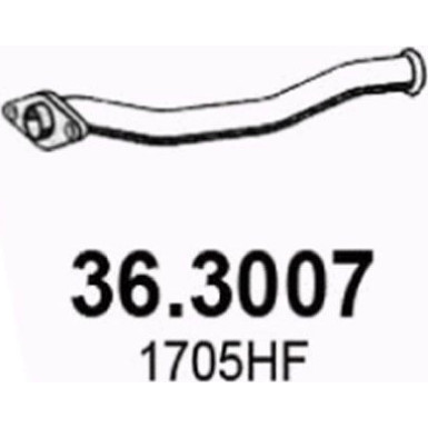Abgasrohr 36.3007