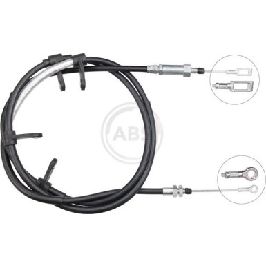 A.B.S. Handbremsseil Seilzug Festellbremse K13986 A.B.S. Handbremsseil Seilzug Festellbremse K13986