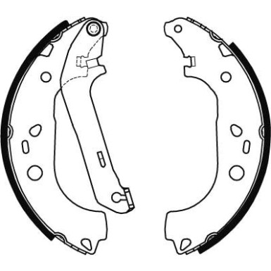 51 461 060 Bremsbacken GS8471 51 461 060 Bremsbacken GS8471