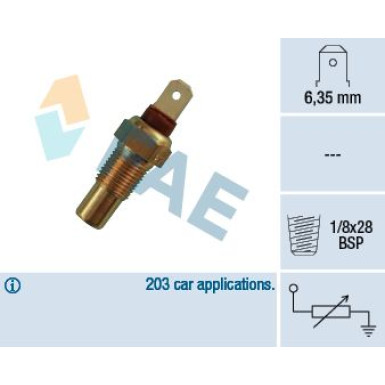 FAE Sensor, Kühlmitteltemperatur 31570