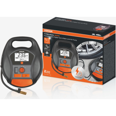 Osram TYREinflate 6000 Schnelle Reifenpumpe wiederaufladbar 2 Jahre Garantie OSRAM TYREinflate 6000 OTIR6000