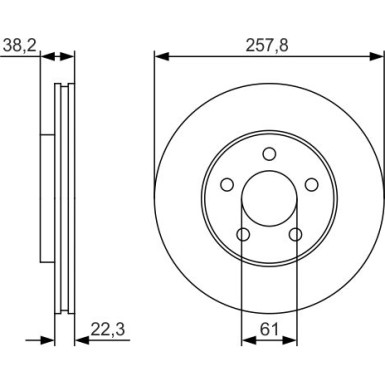 BREMSSCHEIBE 0986479R56 BREMSSCHEIBE 0986479R56