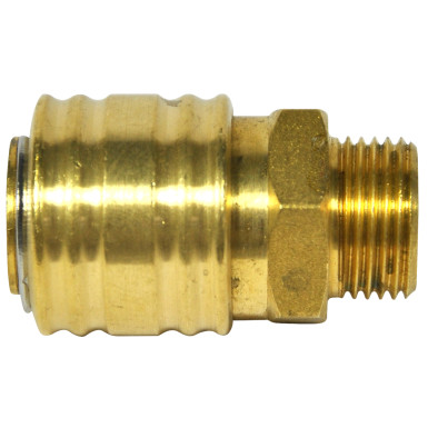 SW-Stahl Druckluft Einhand- schnellkupplung DN 7, 2 Außengewinde 1/2Z 25081L