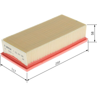 Luftfilter F 026 400 006 Luftfilter F 026 400 006