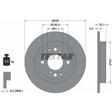 Bremsscheibe PRO 92304403