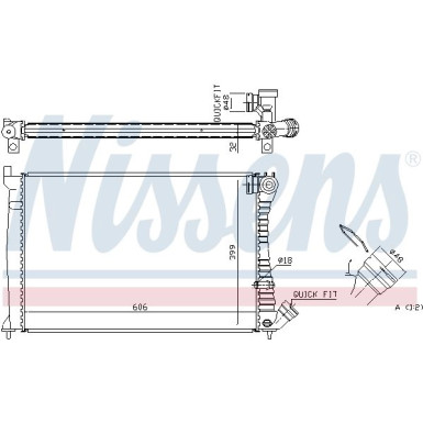 Wasserkühler PKW 61398A Wasserkühler PKW 61398A