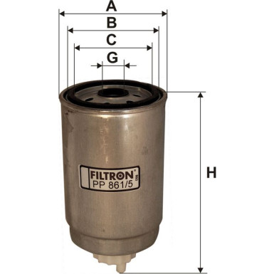 FILTRON Kraftstofffilter PP 861/5 FILTRON Kraftstofffilter PP 861/5