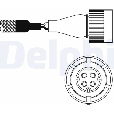 DELPHI Lambdasonde ES10986-12B1 DELPHI Lambdasonde ES10986-12B1
