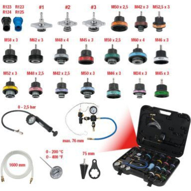 KS TOOLS Werkzeugsatz zur Servicediagnose des MASTER-Kühlsystems, 25-teilig 150.1930 KS TOOLS Werkzeugsatz zur Servicediagnose des MASTER-Kühlsystems, 25-teilig 150.1930