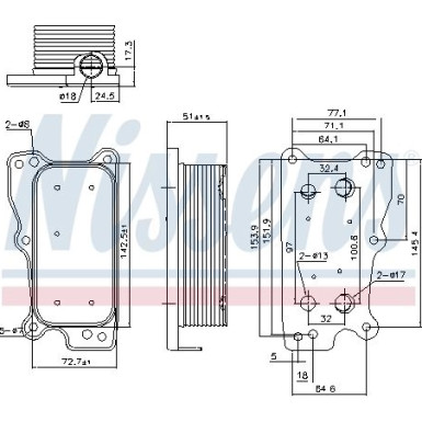 Ölkühler PKW 90783 Ölkühler PKW 90783