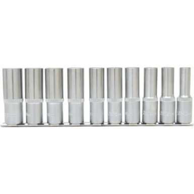 KS TOOLS 1/2 langer Innensechskant-Steckschlüsselsatz, 10-teilig 917.1750