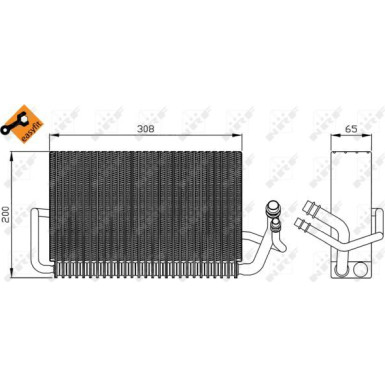 Verdampfer, Klimaanlage EASY FIT 36121