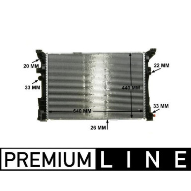 Kühler, Motorkühlung BEHR Premium Line CR 2170 000P