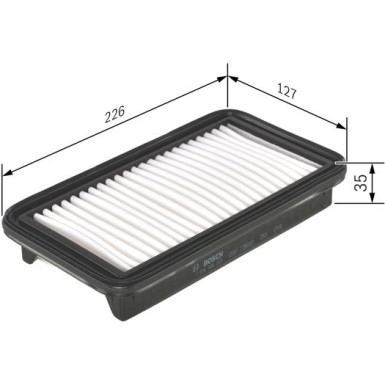 Luftfilter F 026 400 201 Luftfilter F 026 400 201