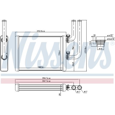 Heizkühler PKW 707076