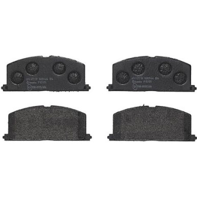 BREMBO Bremsklötze VA P 83 011 BREMBO Bremsklötze VA P 83 011