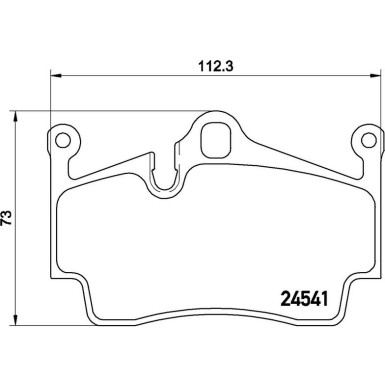BREMBO Bremsklötze HA P 65 028 BREMBO Bremsklötze HA P 65 028