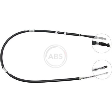 A.B.S. Handbremsseil Seilzug Festellbremse K19568 A.B.S. Handbremsseil Seilzug Festellbremse K19568