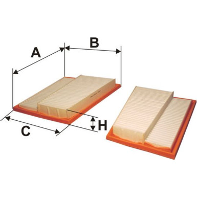 FILTRON Luftfilter AP 034/4-2x
