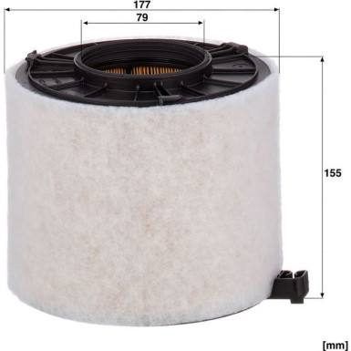 Mann & Hummel Luftfilter PKW AUDI A4,A5,Q5 15 C 17 011