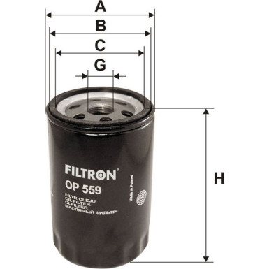 FILTRON Ölfilter OP 559 FILTRON Ölfilter OP 559