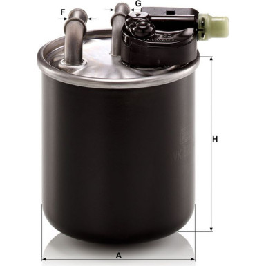 Mann & Hummel Kraftstofffilter PKW MERCEDES A,B,C,Cla,Cls,E,G,Gl,Gla,Glk WK 820/14