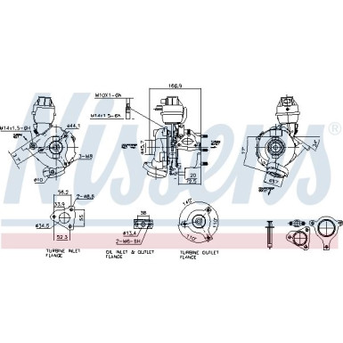 Nissens Turbo AUDI A4,5,6,Q5 04 FACTORY NEW 93074