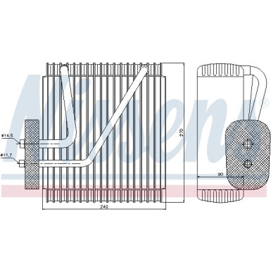 Verdampfer PKW FORD Galaxy,SEAT,VW Sharan 92161