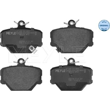 Bremsbelagsatz Smart P 252199915 Bremsbelagsatz Smart P 252199915