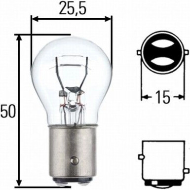 HELLA Glühlampe, Blinkleuchte 8GD 002 078-173 Long Life Up to 3x Longer Lifetime