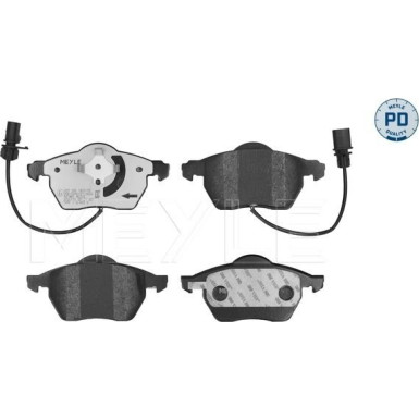Bremsbelagsatz Vw P. A6 01/97 MEYLE-PD: Advanced performance and design 025 230 1820/PD