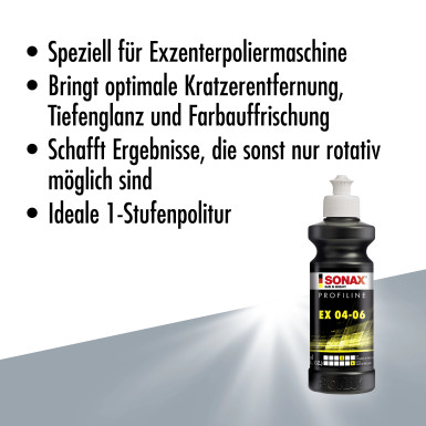 Sonax ProfiLine EX 04-06 silikonfrei 250ml PROFILINE EX 04-06 02421410