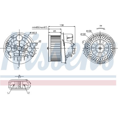 Innenraumgebläse CITROEN C2, C3 87091