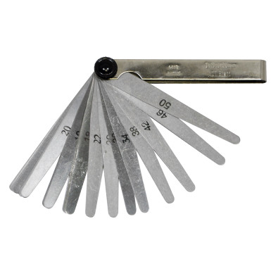 SW-Stahl Fühlerlehre, 21 Blatt, 0,10 -0,50 09104L SW-Stahl Fühlerlehre, 21 Blatt, 0,10 -0,50 09104L
