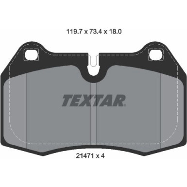 Bremsbelagsatz Bmw S. 7/8 2,5-5,4 94-01 2147102 Bremsbelagsatz Bmw S. 7/8 2,5-5,4 94-01 2147102