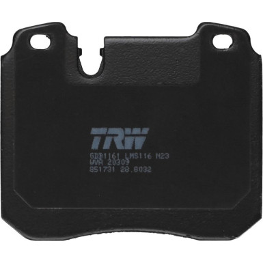 Bremsbelagsatz Bmw P. E34 M5 3.8 GDB1161 Bremsbelagsatz Bmw P. E34 M5 3.8 GDB1161