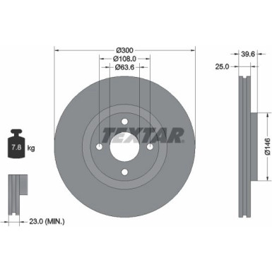 Bremsscheibe 92315503 Bremsscheibe 92315503