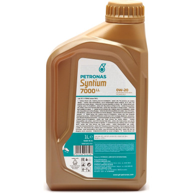 PETRONAS Syntium 7000 LL 0W-20 1 Liter 70719E18EU