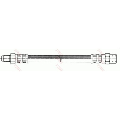 Bremsschlauch HA MERCEDES W123,W124,W140,W201 76 PHB125