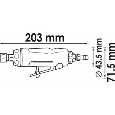 VIGOR Stabschleifer (Druckluft) V5672 VIGOR Stabschleifer (Druckluft) V5672