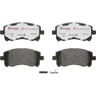 BREMBO Bremsklötze Xtra VA SUBARU Impreza 92-09 XTRA LINE P 78 010X BREMBO Bremsklötze Xtra VA SUBARU Impreza 92-09 XTRA LINE P 78 010X