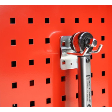 KS TOOLS RACINGline Werkstattwagen mit 7 Schubladen und 215-teiligem Werkzeugset Premium, SCHWARZ/ROT 826.7215