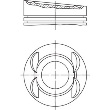 MAHLE Kolben 028 03 00