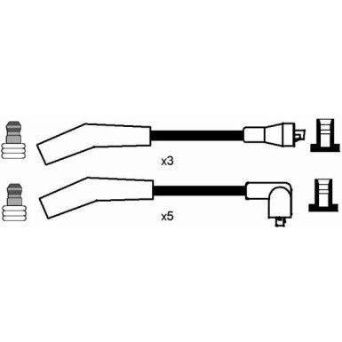 RC-RV323 NGK - Zündkabelsatz LAND ROVER Defender 98 7079