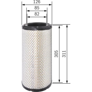 Luftfilter F 026 400 318